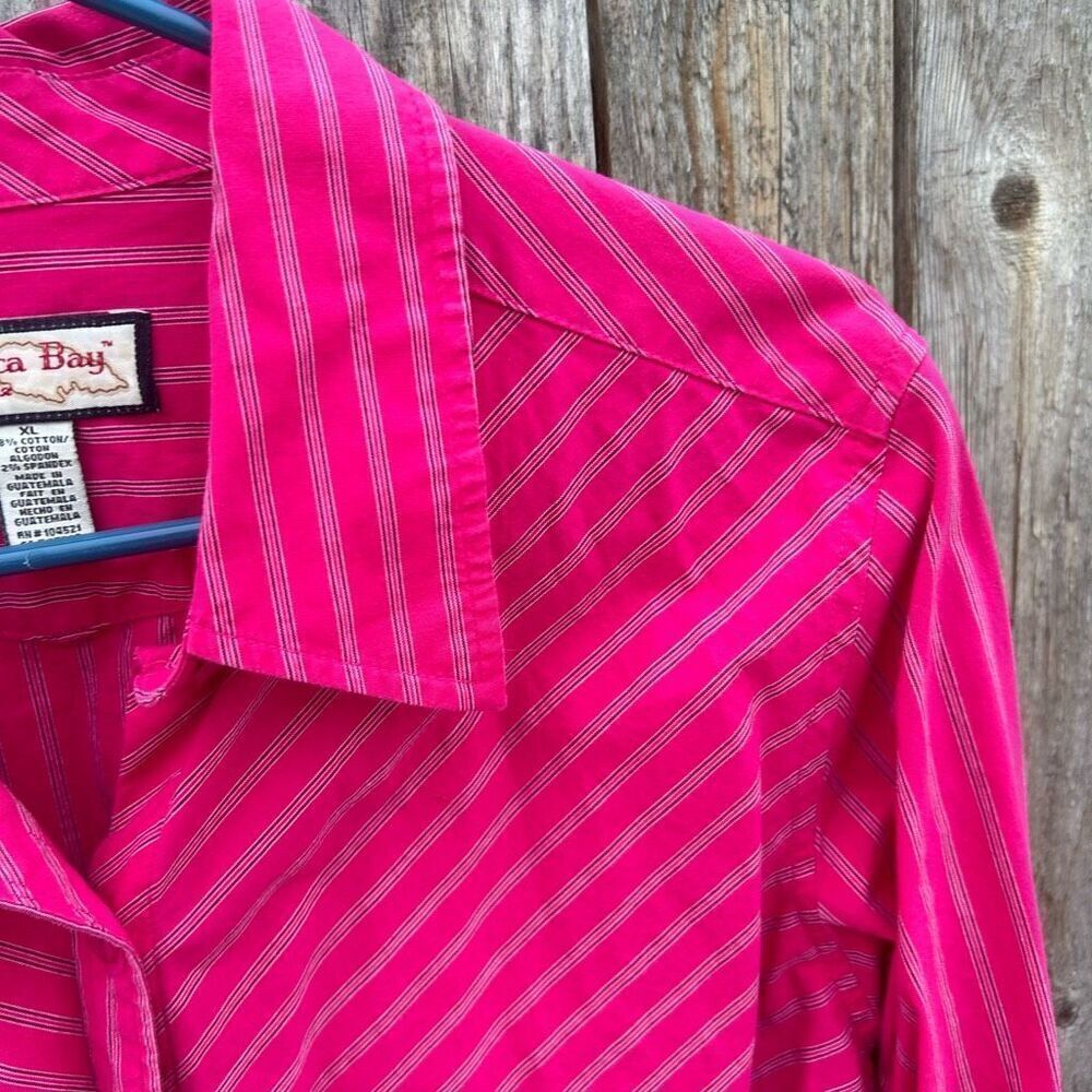 Vintage Jamaica Bay button down long sleeve size xl - Picture 2 of 8